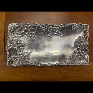 Arthur Court grape vine serving tray